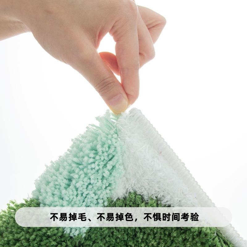 树叶绒簇地毯浴室吸水滑针织地毯加厚防绒地垫家用23DZT001门口脚