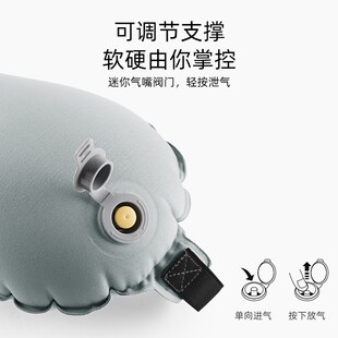 充气腰靠旅行便携腰枕长途飞机睡觉神器坐车腰垫高铁护腰靠枕腰托