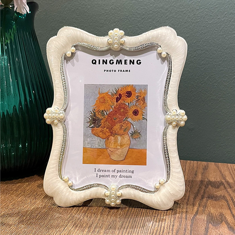 创意复古相框摆台欧式冲印相片洗照片加做成挂墙6 7 10寸金属简约