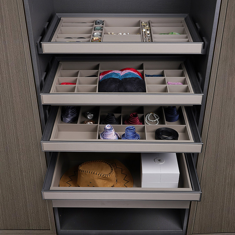 衣柜拉篮可伸缩多功能裤架滑轨家用衣帽间抽拉五金配件皮革首饰盒,基础建材,柜内裤架,淘宝优惠券,粉丝福利购,淘宝优惠卷