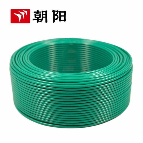 朝阳电线 ZB-BV 阻燃电线国标单芯线铜芯照明线 1.5平方绿色200米