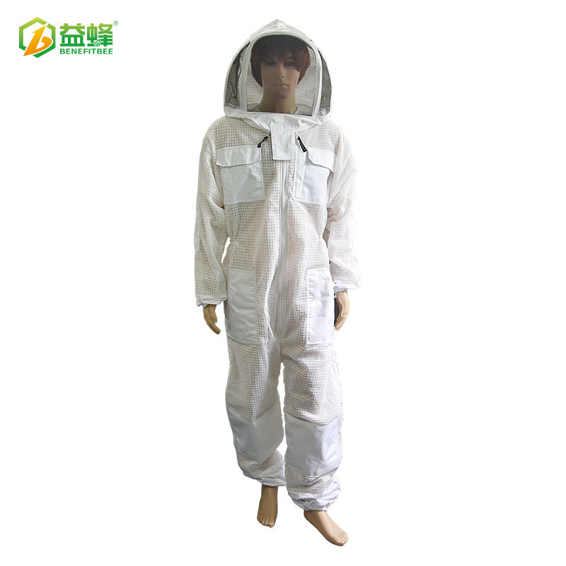 新款出口外贸型透气连体防蜂服抓蜂取蜜专用衣服优质防蛰出厂价