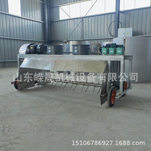 不锈钢全自动摊凉床 轨道式轮胎式自走式打茬机