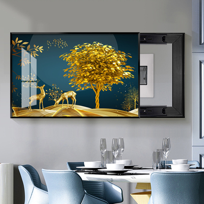 电表箱装饰画简约现代轻奢配电箱强遮挡装挂画弱电闸盒空开免打孔