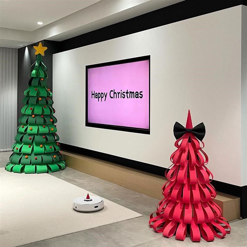 折叠圣诞树客厅diy材料包卡纸高级感圣诞节氛围装饰布置家居摆件,节庆用品/礼品,圣诞装饰品,淘宝优惠券,粉丝福利购,淘宝优惠卷