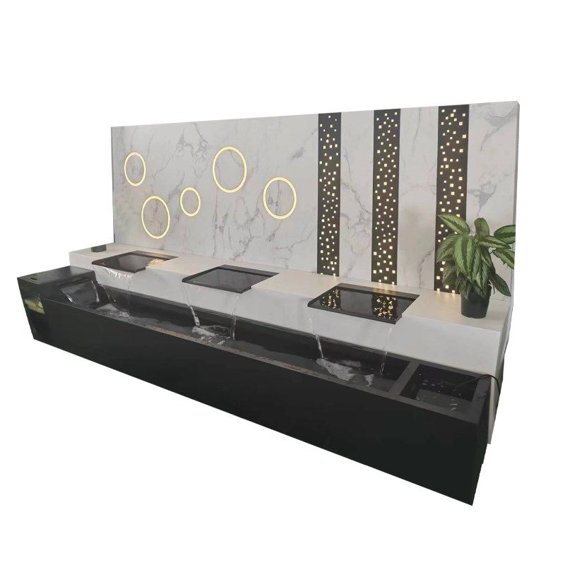 现代风庭院景墙水幕墙不锈钢流水瀑布景观墙户外花园鱼池造景定制,家居饰品,流水摆件,淘宝优惠券,粉丝福利购,淘宝优惠卷