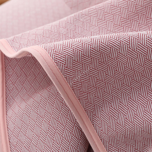 【高端粗布】好货!纯棉提花加厚老粗布凉席床单三件套凹凸透气