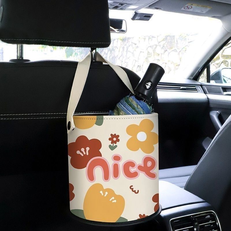 车载垃圾桶网红车载收纳桶车速垃圾桶汽车彩绘杂物桶大容量防水,汽车用品/电子/清洗/改装,车载垃圾桶/袋,淘宝优惠券,粉丝福利购,淘宝优惠卷