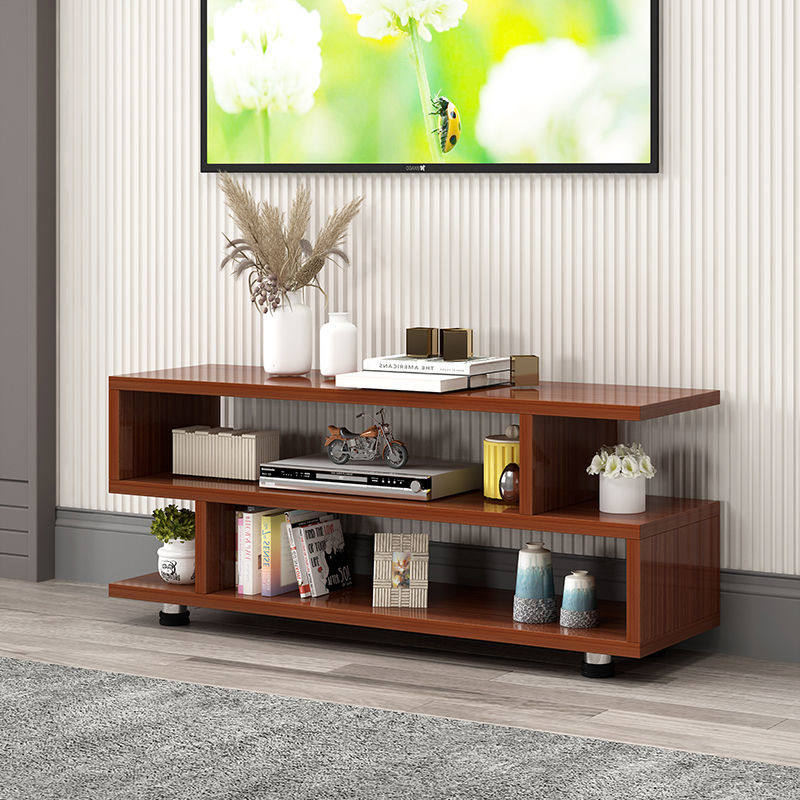 极简小户型电视机置物架机顶盒收纳柜仿大理石电视柜卧室客厅储物