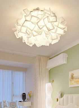 全谱护眼花朵灯法式光奶油卧室婚吊礼60720装饰客厅风书房创意松