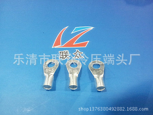 线鼻子线耳铜端子OT6-5铜耳铜端子圆形裸端子镀银