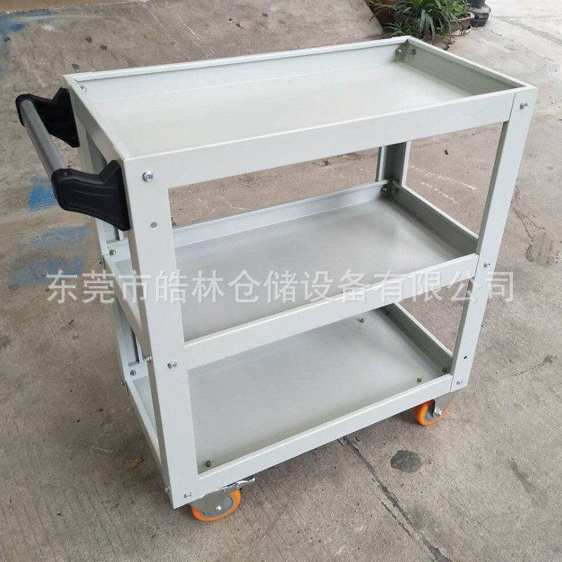 现货批发三层移动手推车不锈钢零件搬运车多功能汽车维修工具车