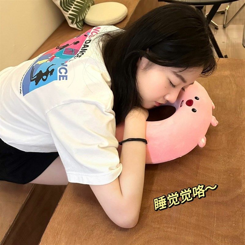 LOOPY小海狸U型枕记忆棉回弹超软宿舍车用护颈枕露比生日礼物女,床上用品,U型枕/便携枕,淘宝优惠券,粉丝福利购,淘宝优惠卷