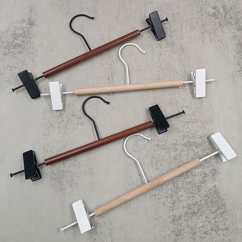 实木裤架夹家用无痕木质裤挂裙子多功能带夹子衣架橱柜收纳服装店,收纳整理,木质衣架,淘宝优惠券,粉丝福利购,淘宝优惠卷