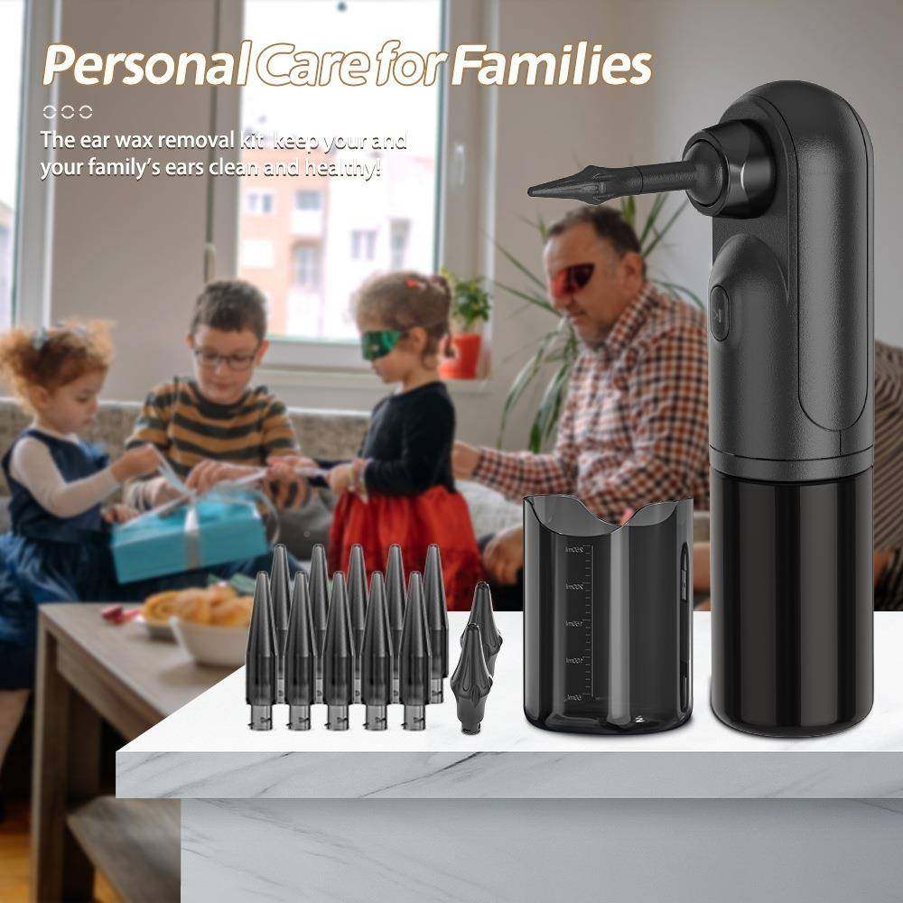电动洗耳耳21421器电动洗耳器朵耳垢清洁器洁套装便式携耳洗耳器