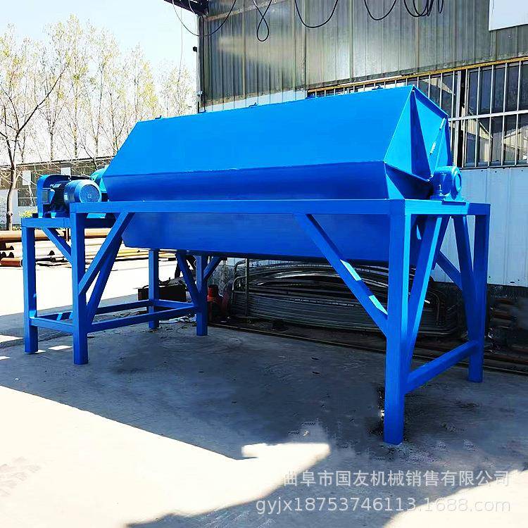 钻孔六角UEQ滚筒筒抛光机加厚滚筒震抛光机配带动筛六角滚网抛光