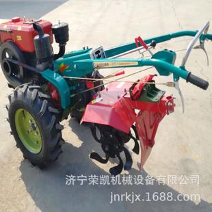 草莓开沟起垄摘一次成瓜型机大棚果菜苗开种拉钩培土机手扶车GQU