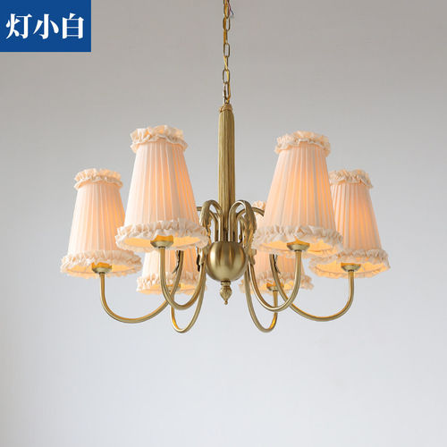 麦穗吊灯复古流苏客厅美式田园法式vintage餐厅卧室中古装饰灯具