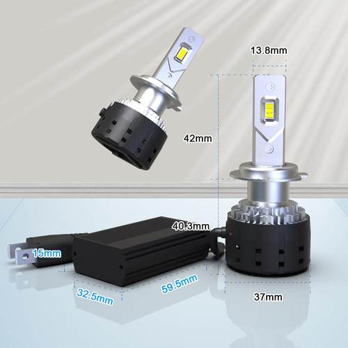 新款60WI6PRO大功率双铜管I76POLED汽车大灯R工厂现秒发H4HH1货1