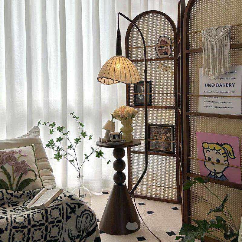 古落地灯客厅新物款美式复古沙中发17旁边法式置架床风头柜台灯