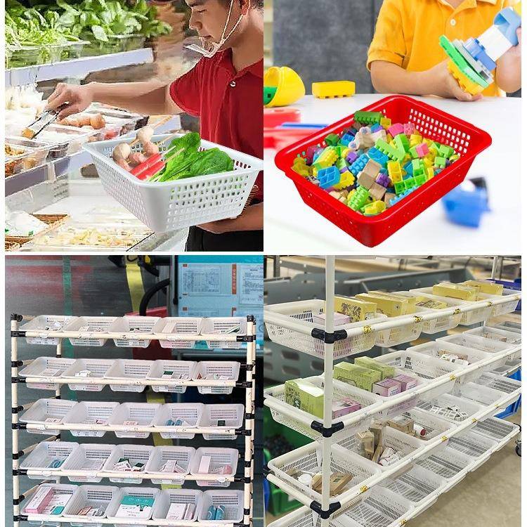加货配筐厨厚方房洗菜篮蔬菜塑料篮子配货框子长88574453形周转框