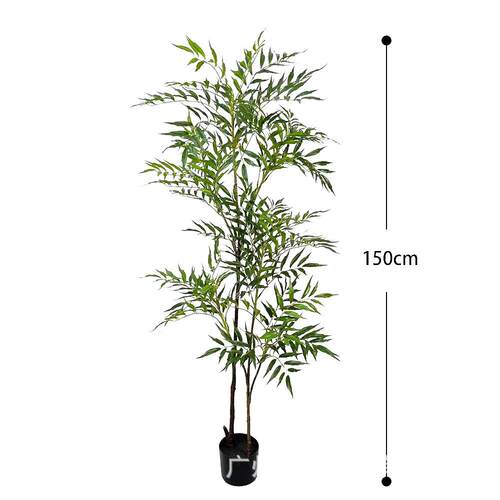 绿仿真树十大款劳植新盆栽黄天竺室内客厅装饰高质感YZ-191仿功真