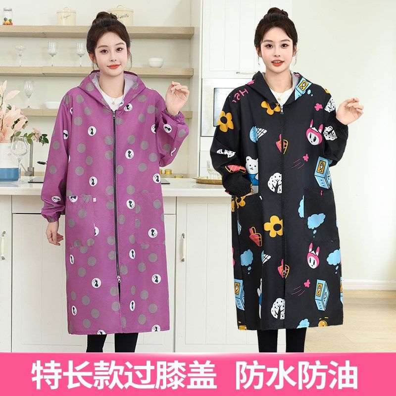 特长大褂防水防油罩衣卡通工装四季款薄款秋冬外套厨房围裙工作服,家庭/个人清洁工具,围裙,淘宝优惠券,粉丝福利购,淘宝优惠卷