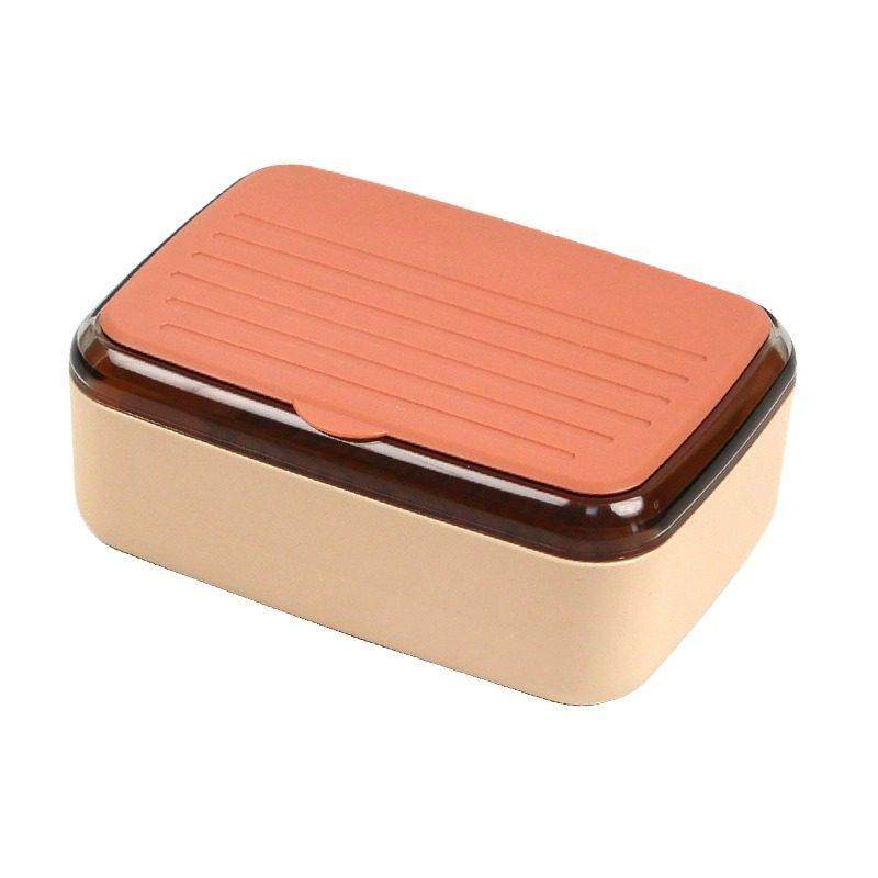 肥皂盒家用带盖沥水旅行密封香皂盒子大号有盖学生宿舍便携式皂架