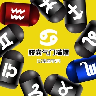 十二星座创意改装汽车轮胎气门嘴帽个性气门芯冒装饰盖金属通用型