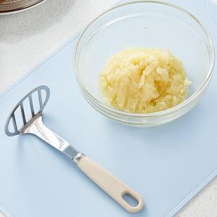 一体成型 奥克诗不锈钢捣泥捣碎勺土豆泥压泥器 日本制造精工AUS