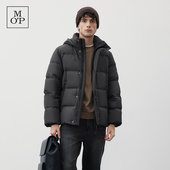 气质可脱卸短款 Polo Marc MOP冬季 新款 连帽羽绒服男士 保暖外套