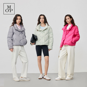 Polo MOP长袖 Marc 常规款 直筒高领轻薄白鸭绒保暖单排扣通勤风