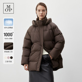 高级白鸭绒中长款 Polo Marc MOP冬季 新款 保暖时尚 面包羽绒服女