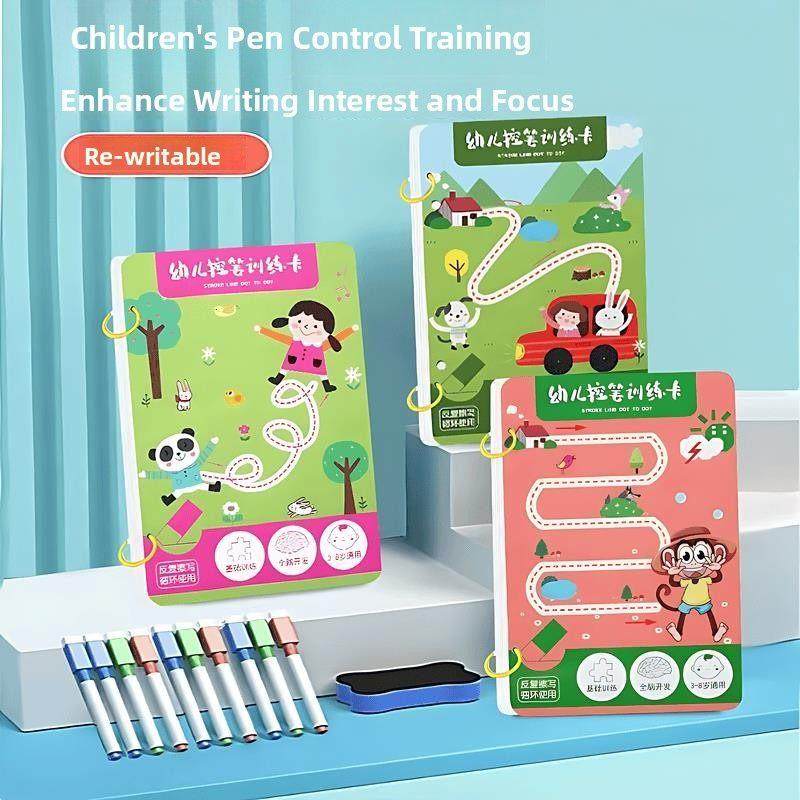 幼儿新笔控训练练习册绘本幼儿园书法练习册幼儿4岁3岁幼儿画册早,文具电教/文化用品/商务用品,控笔训练本,淘宝优惠券,粉丝福利购,淘宝优惠卷