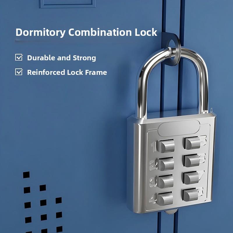 宿舍密码挂锁家用锁具数字按键密码锁金属柜子抽屉大门学生柜门锁