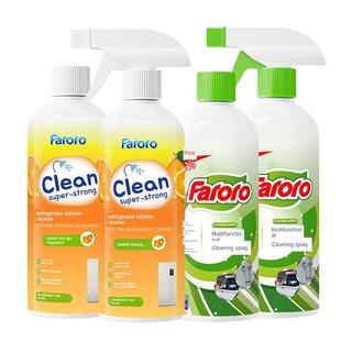 FARORO多功能清洁剂强力去污除垢浴室马桶冰箱厨房厨电泡沫清洗剂