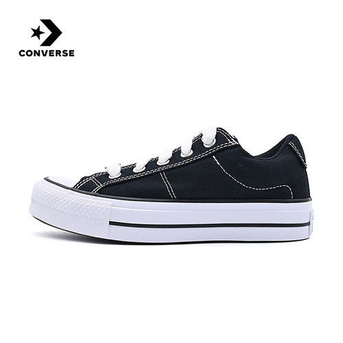 Converse匡威夏新款Extreme黑色帆布鞋情侣款低帮休闲板鞋A20385C
