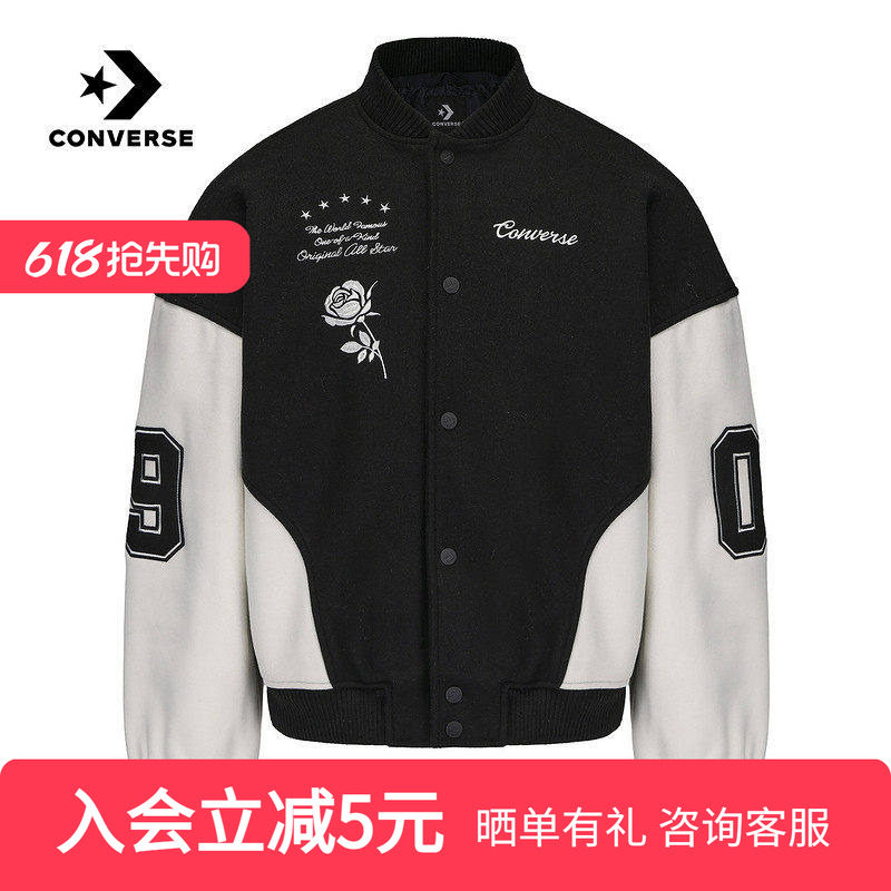 Converse匡威春秋女子百搭上衣运动时尚休闲棉服外套1002