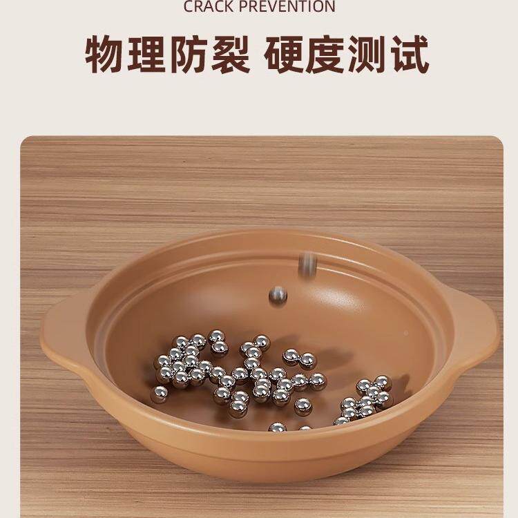 国砂锅耐高温干烧不裂家用防爆炒菜煲石煲73829仔饭瓦汤斯炉专用