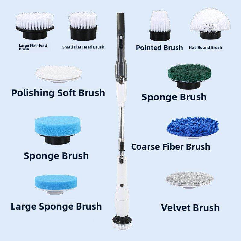 德国电动拖把刷多功能无线新款旋转全自动喷水清洗家用擦地板懒人