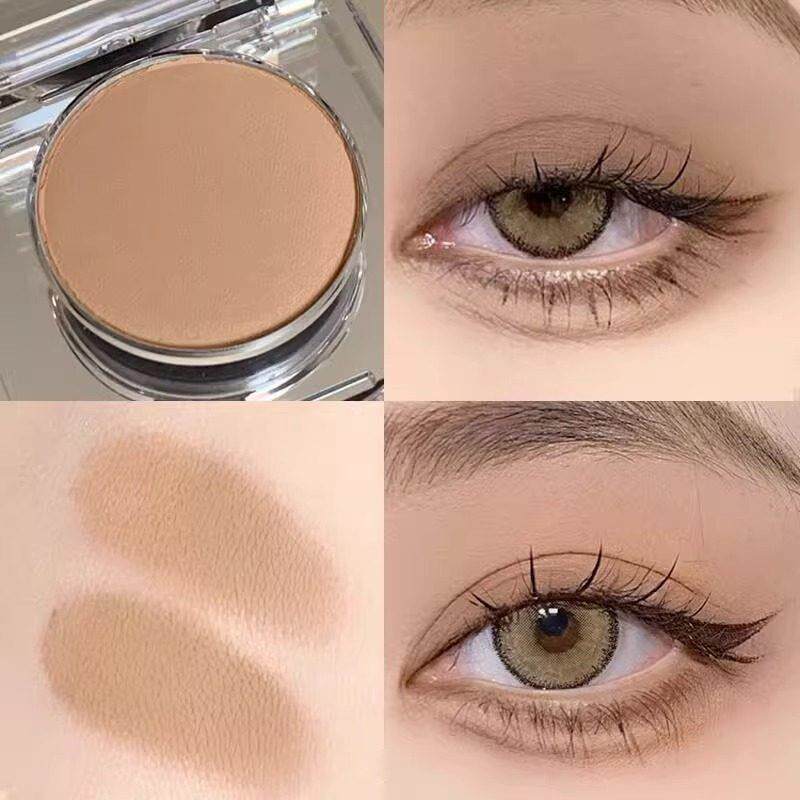 品牌正品眼影盘低饱和高颜值大地色珠光米褐裸棕色哑光单色眼影女
