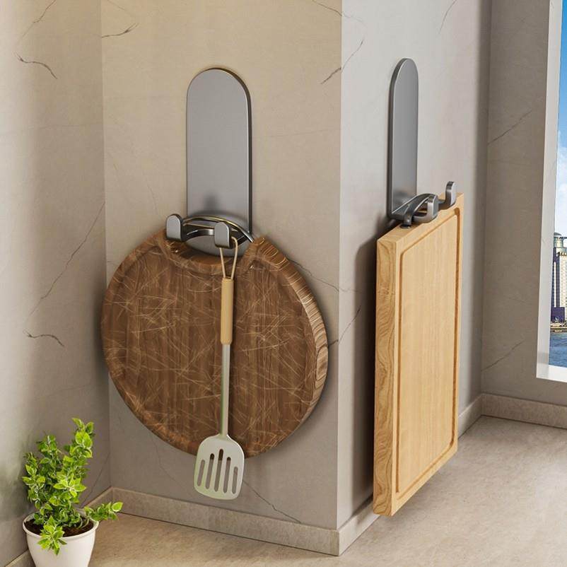 日本MUJIE厨房菜板挂钩免打孔砧板专用置物架案板挂架粘胶承重器,收纳整理,挂钩/粘钩,淘宝优惠券,粉丝福利购,淘宝优惠卷