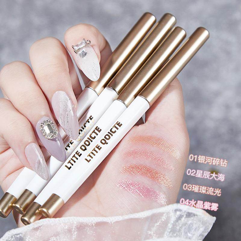 李佳琦推荐双头卧蚕笔眼妆下至女珠光自然哑光高光提亮液卧蝉神器