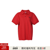 宽松翻领短袖 女 新款 廓形涤纶POLO衫 3折限时福利款 OIIORIRI