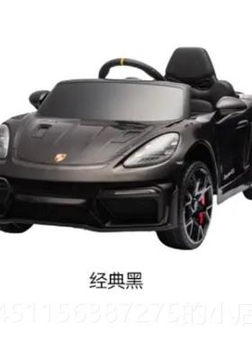 高档正版保时捷Spyd汽er rs718儿童电动宝宝遥控汽轮车玩车具车四