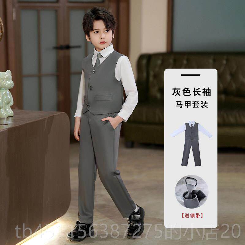 高档儿服大合演童出中小学生诗唱歌朗诵班服男女童主持人演讲比赛
