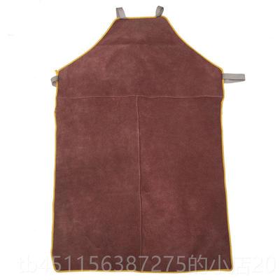 高档特服价防牛皮电焊护工焊接氩弧焊整皮围裙隔热防烫耐高温防阻