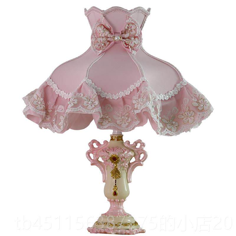 高档欧式卧灯室台ins少女床头灯婚礼物婚意房创复古公主小奢华结