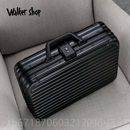 高档Walkr Sho轻奢手提e箱工全铝合金密p码箱文件保险箱具箱公文