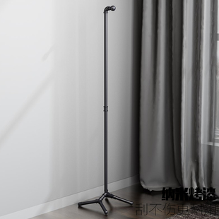 多功能铁艺水管衣帽架家用大衣包包架子落地式橱窗复古正挂服装店